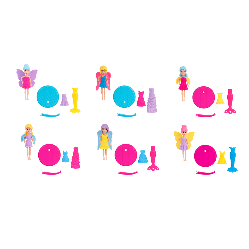 ИГРОЛЕНД Кукла 9 см с крылышками, 6,5х9,5 см, ABS, PVC, микс видов - #2