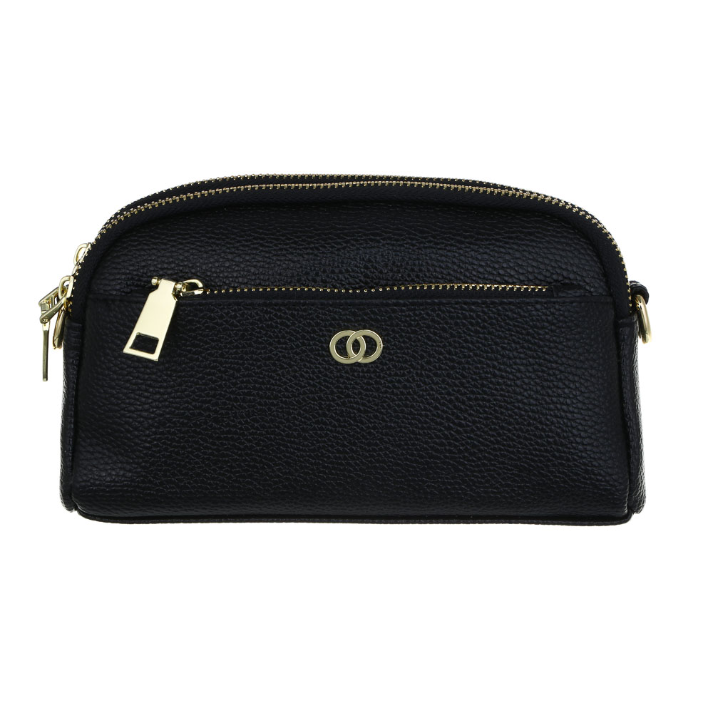 Сумка кроссбоди c 2-мя отделениями на длинном ремне тм ЮL,ПУ, 19х11,5х4,5см, 2 цвета, КЖС24-25 - #2