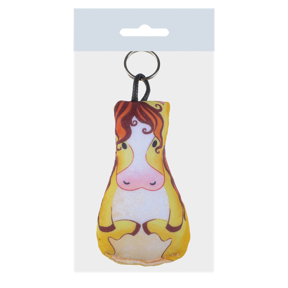 Брелок Лошадка, 10 см, бифлекс+шарики, 3 дизайна - #5