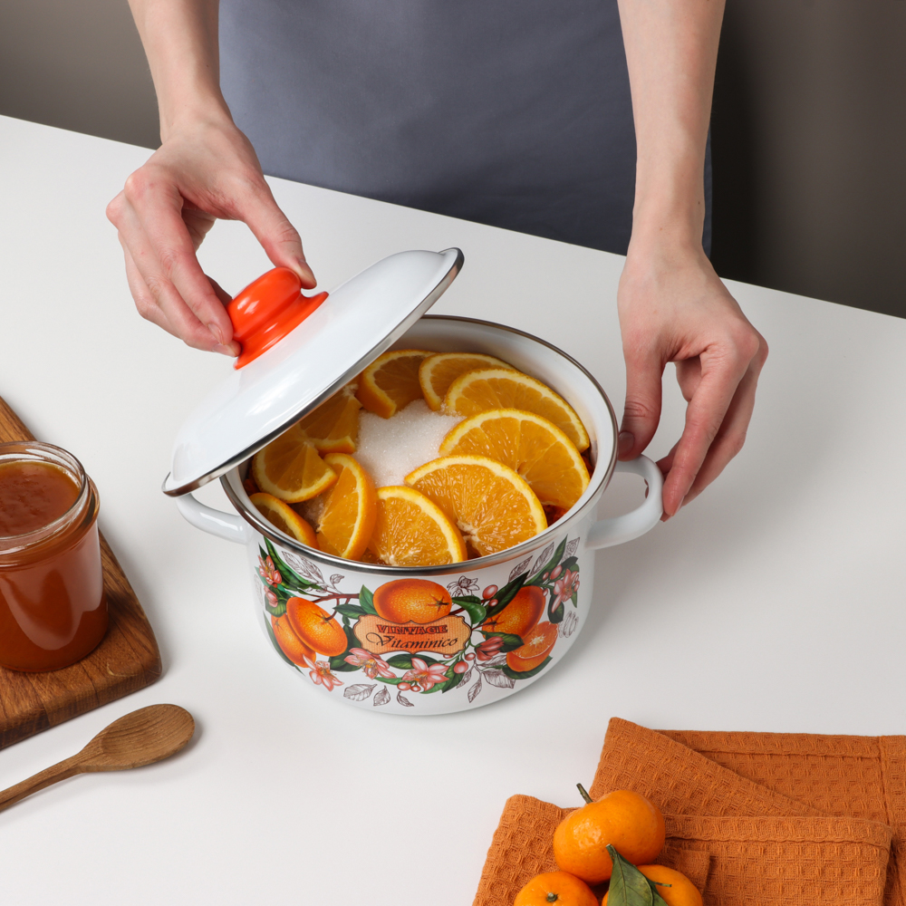 Гарден Кастрюля эмалированная 3л - #7