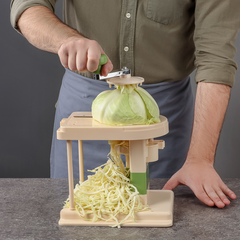 SATOSHI Капусторезка 23х22х26см "Молния", 3 лезвия, нерж.сталь - #13