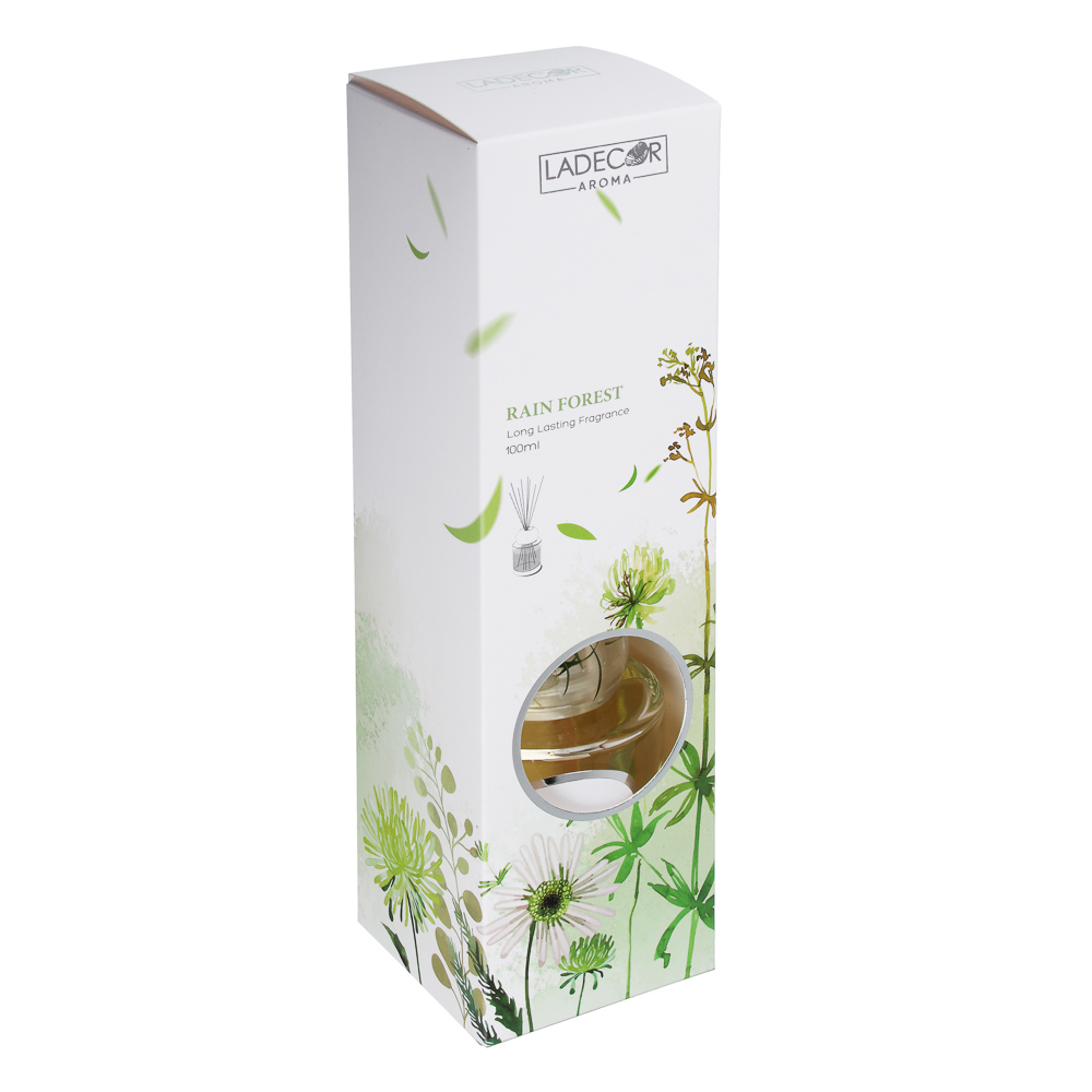 LADECOR Аромадиффузор 100 мл, с декором, 6,8x6,8x24,2см, 2 вида - #5