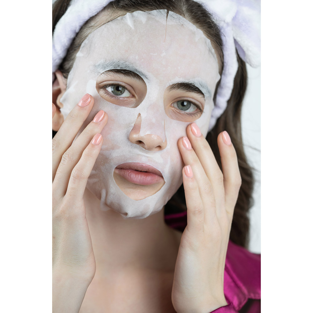 ЮНИLOOK Набор Маска тканевая для лица Активный компонент, 22мл х 3шт, 3 вида - #3