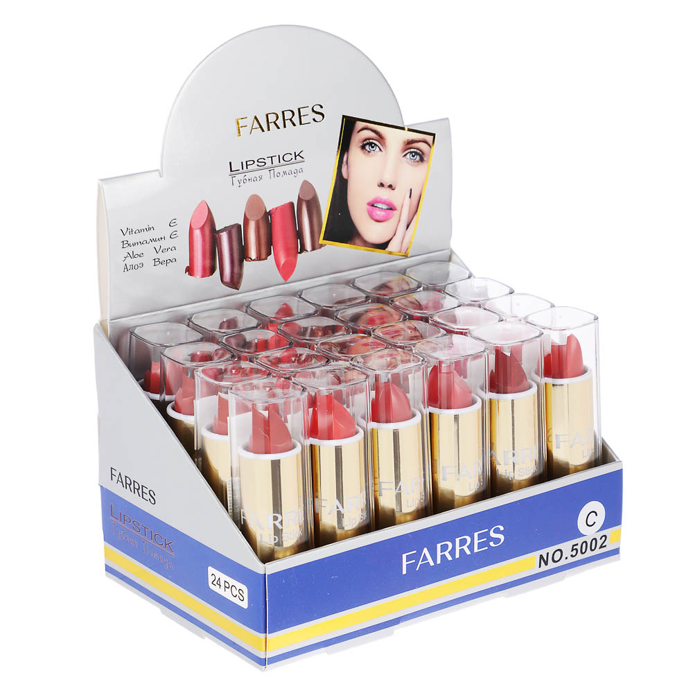 Губная помада матовая, тм Farres, 3,8 г - #5