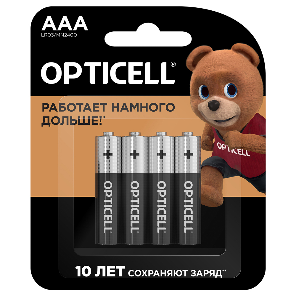 OPTICELL Basic Батарейки AAA 4шт - #1