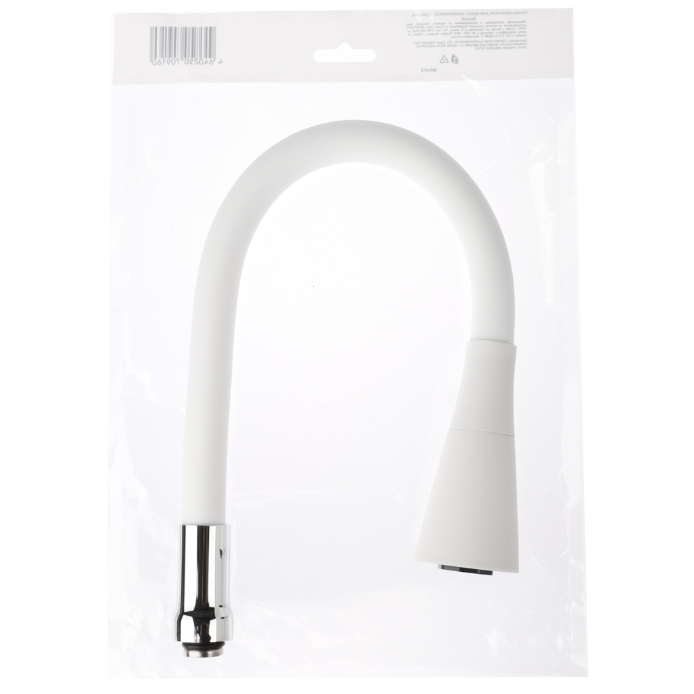 Излив смесителя для кухни, силиконовый, 2 режима, белый - #3