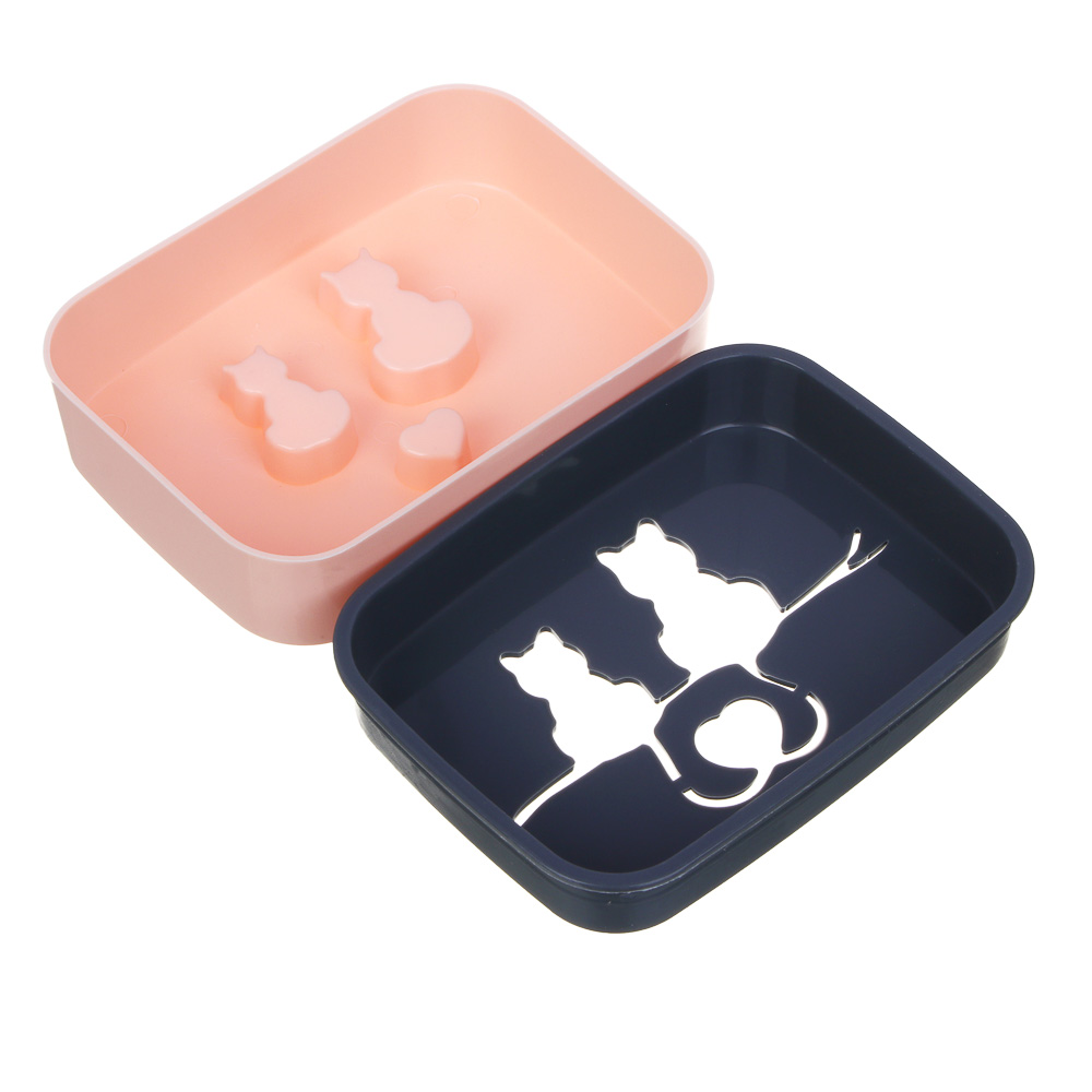 VETTA Мыльница, пластик, 13,5х10х3,5 см, Энимал - #4