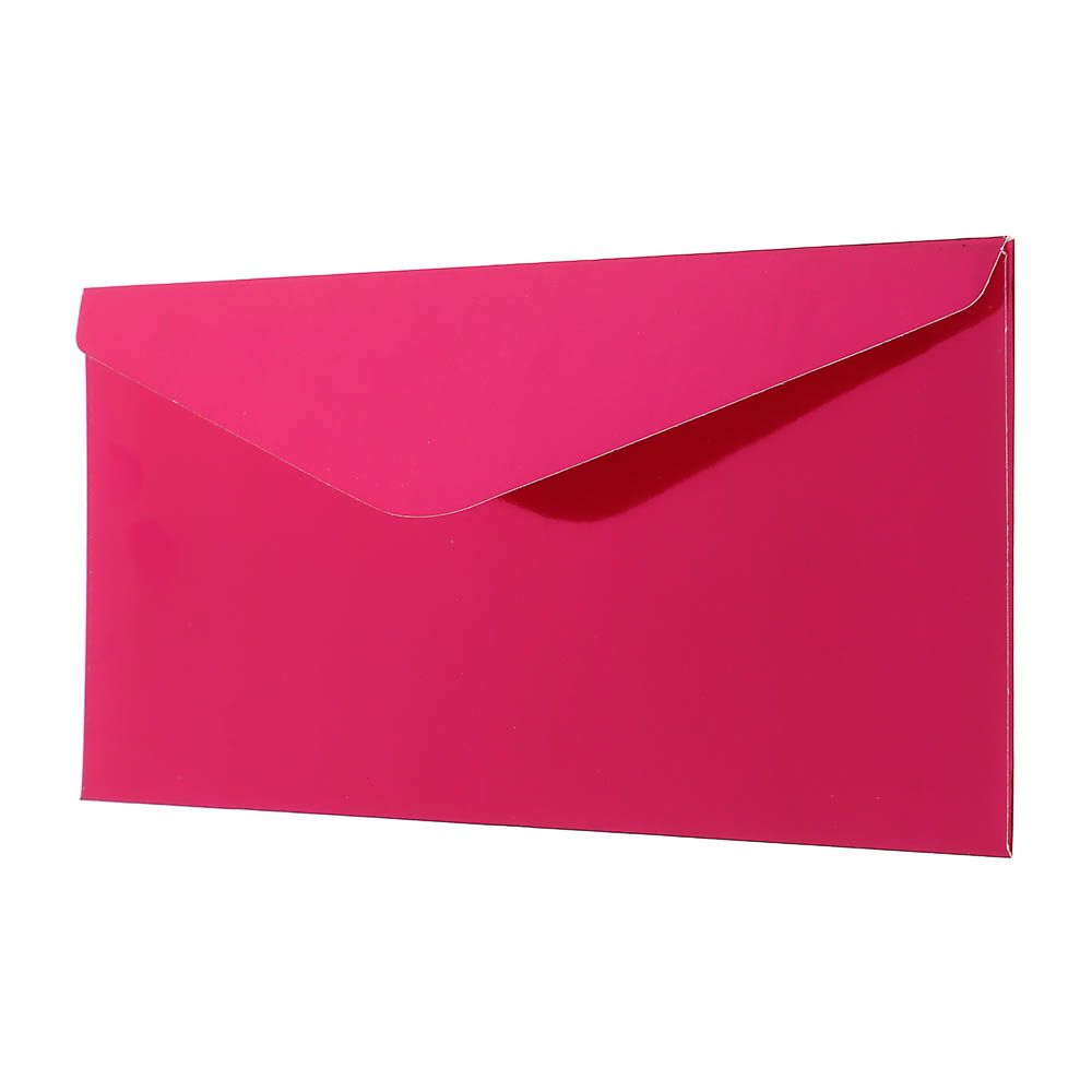 Набор конвертов 10 шт, микс цветов, 8х16,5см, бумага, арт.2 - #32