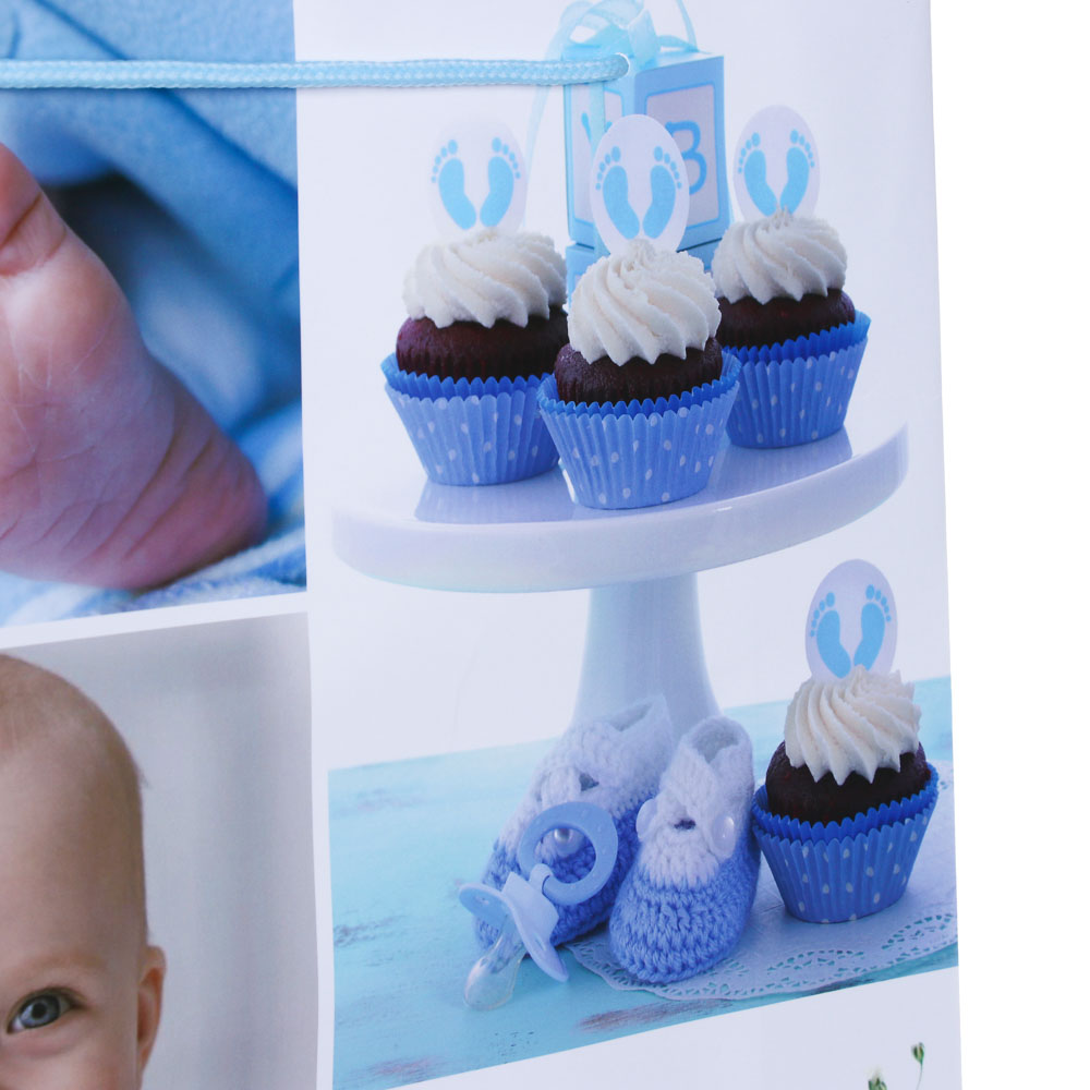 Пакет подарочный бумажный, 32x40x10 см, 128 гр, 4 дизайна, BABY - #4