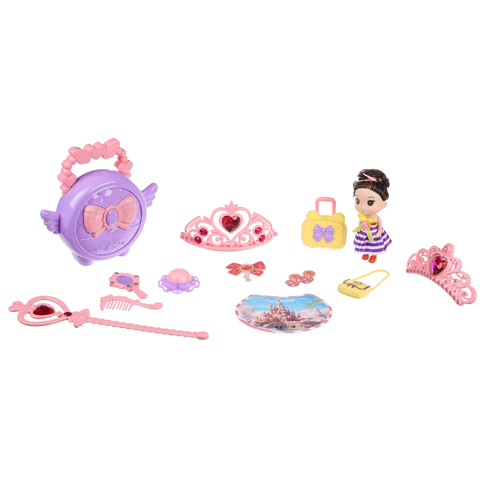 ИГРОЛЕНД Кукла 10 см с аксессуарами, PVC, PP, FBS, 44,5х7х28,5 см - #3