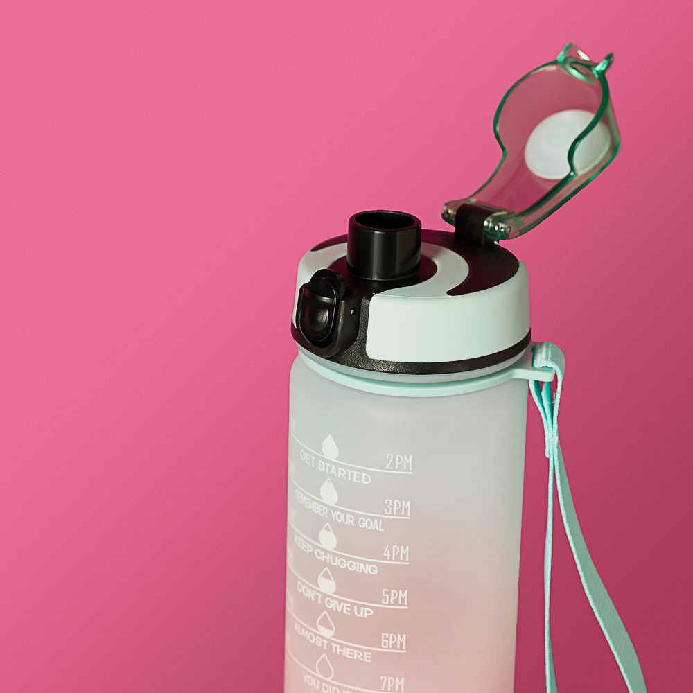 SILAPRO MAX Бутылка спортивная с замком, LOTUS-EGGSHELL BLUE, 550мл, РС - #12