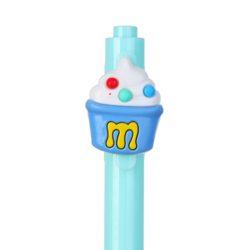 Ручка шариковая автоматическая синяя, "Забавное настроение", 5 дизайнов - #4