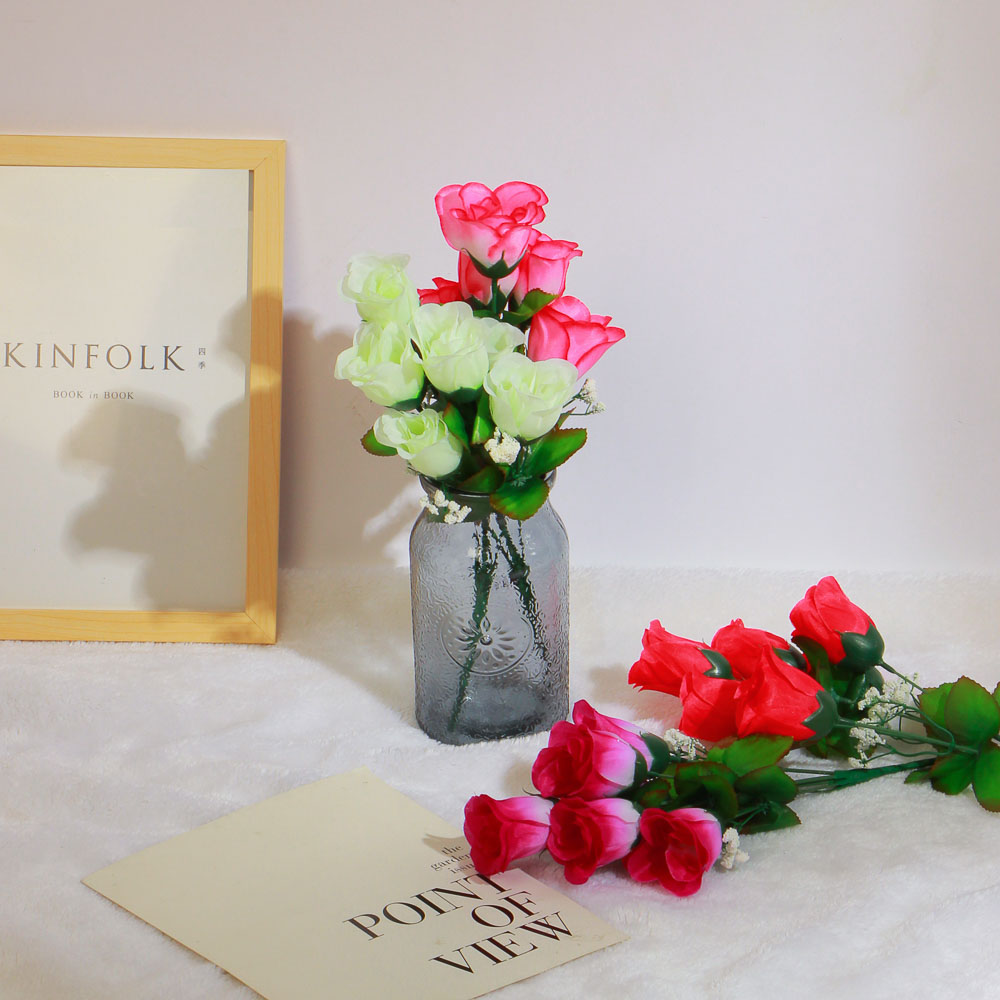Букет искусственных цветов "Розы", 37 см - #3