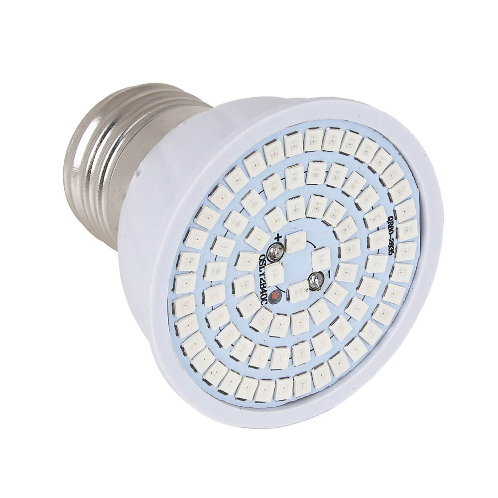 INBLOOM Лампа для растений LED, 80 светодиодов (52R+28B), Е27, 5х5х5.4см, 3.6W, PC - #1