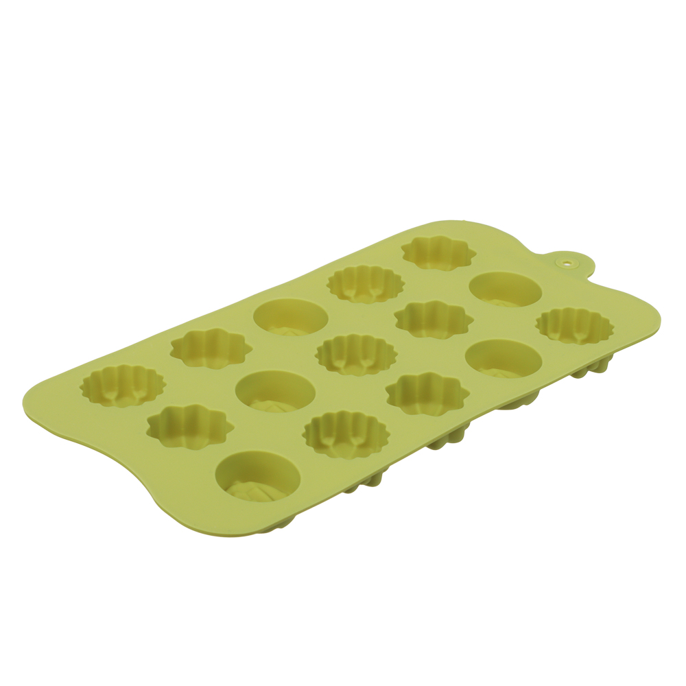 VETTA Форма силиконовая для шоколада и льда 15 ячеек, 21x10x1,6см "Шоколадка", 3 цвета - #4