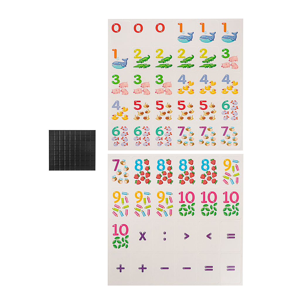 10 КОРОЛЕВСТВО Развивающая магнитная игра "Буквы/Цифры", 24х40х0,2см, 4 дизайна - #15