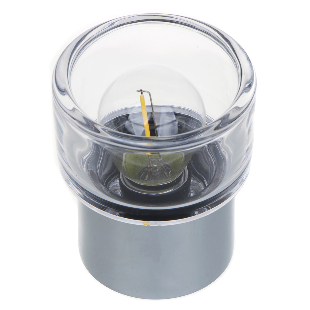 Светильник LED, 8х8х6 см, металл, стекло, 2xААА - #2