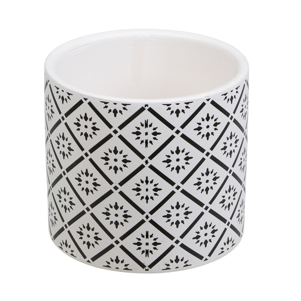 Кашпо тм INBLOOM, 10х9см, керамика, диз.2 - #3