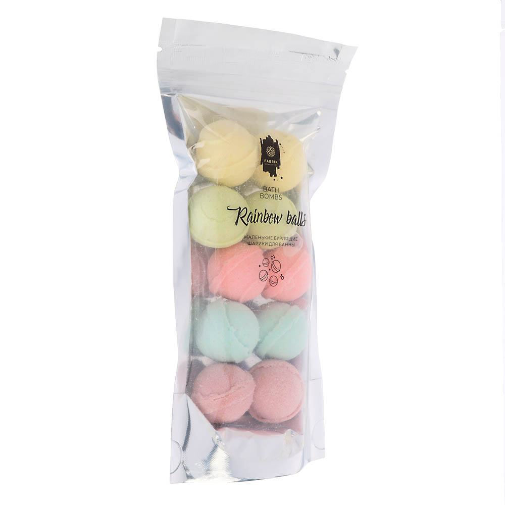 Набор бурлящих шаров для ванны "Rainbow balls", 10шт, 150г - #2