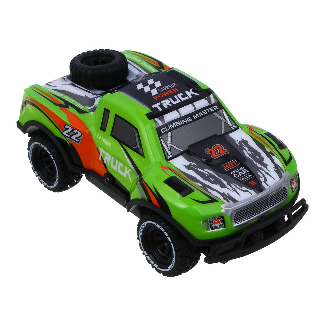 ИГРОЛЕНД Машина на РУ "Воин Дорог", 4-канальн.пульт, свет, 5хАА, PVC, ABS, TRP, 33х17х11см, 2 диз - #4