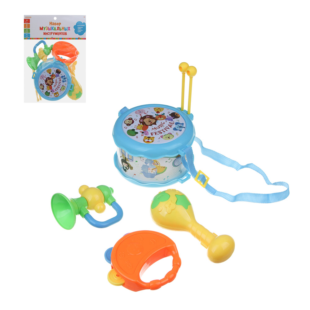 ИГРОЛЕНД Набор музыкальных инструментов, ABS, PP, 24х31х10см - #1