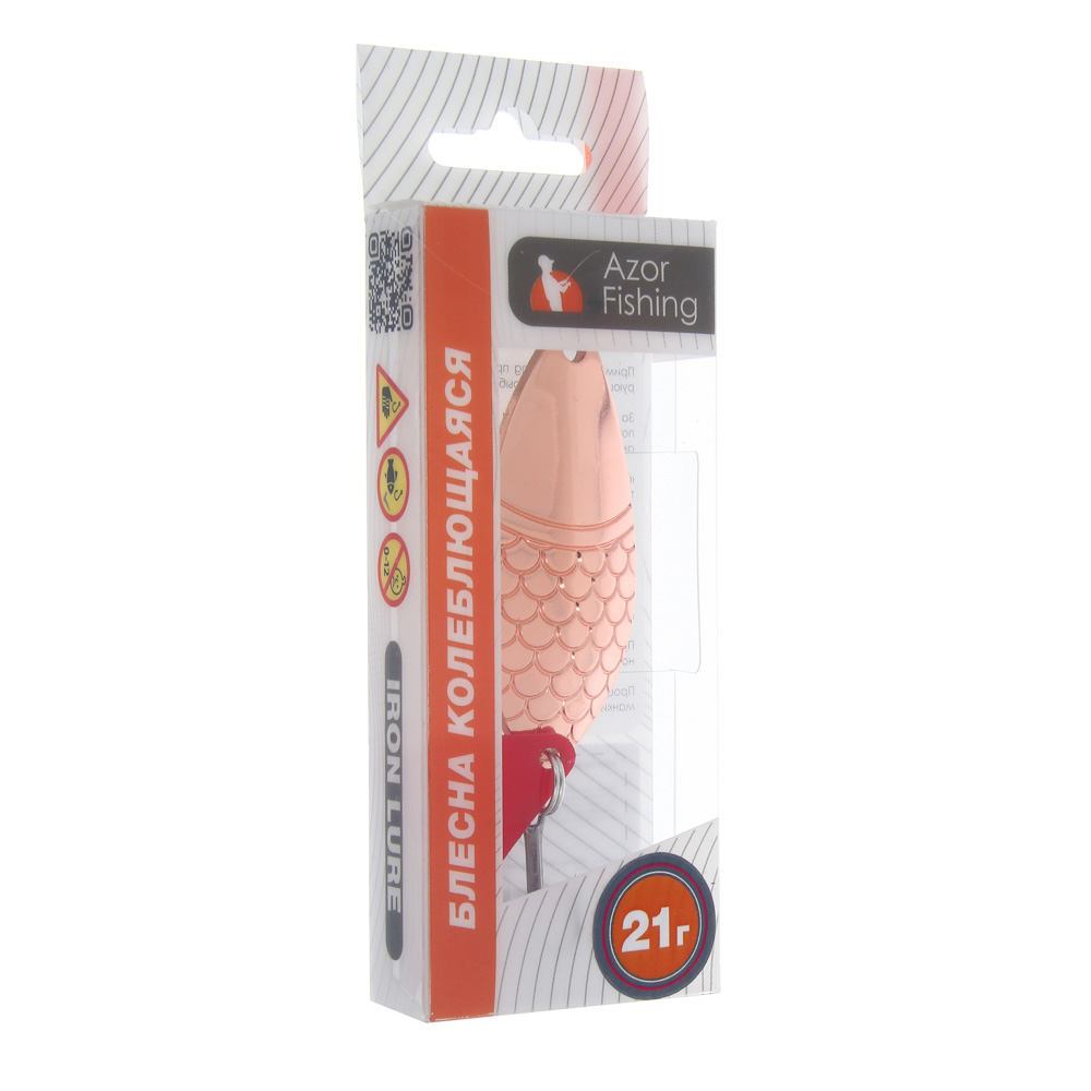 Блесна колеблющаяся "Спун" тм AZOR FISHING, 21 гр., 3 цвета - #5