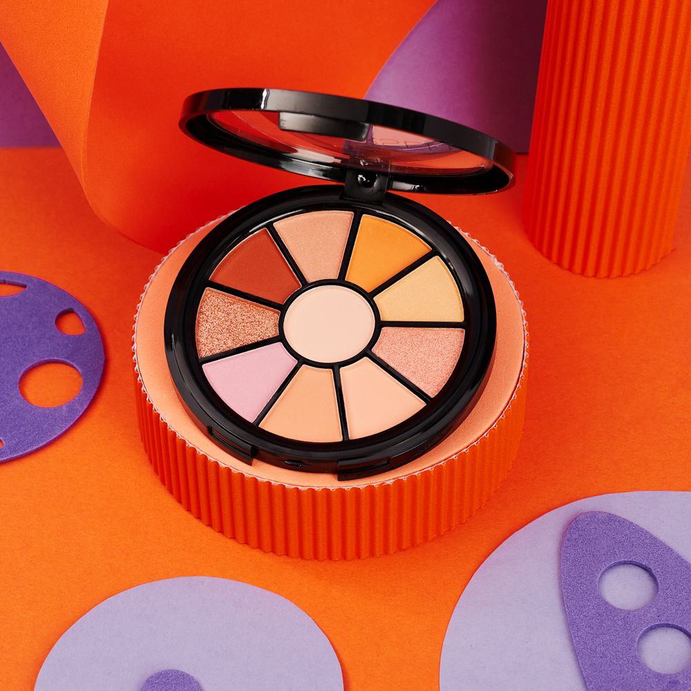 BY ЮНИLOOK Тени для век 10-цветные, 10 гр, 3 тона - #14