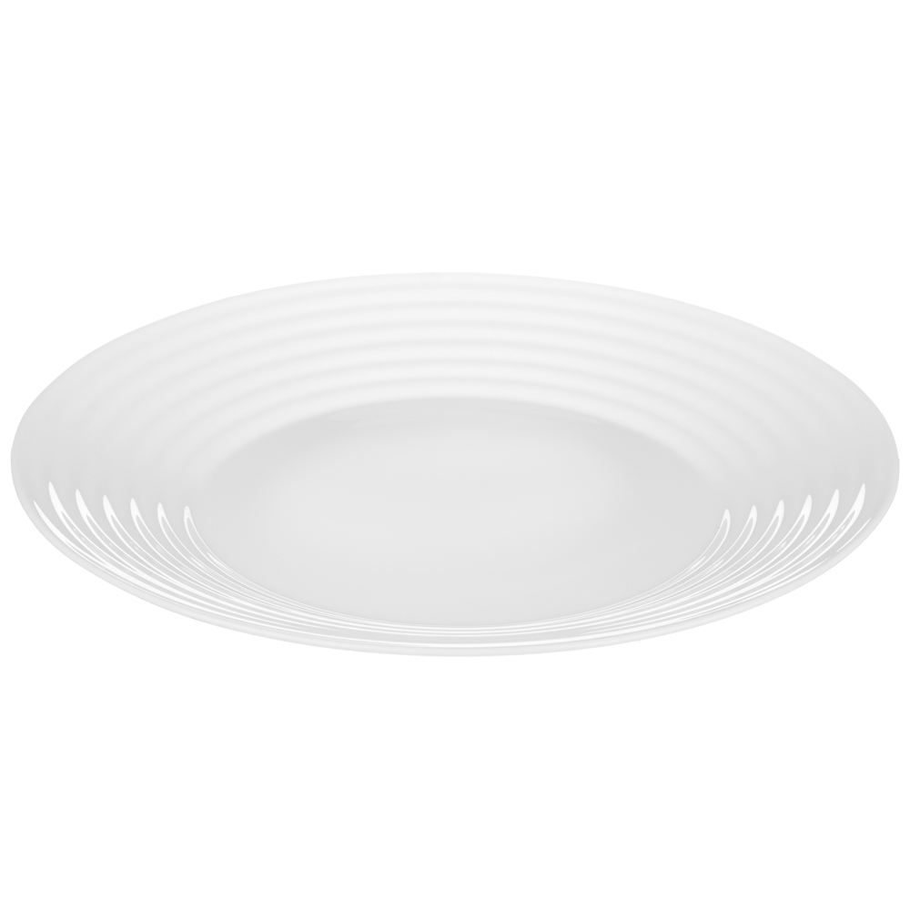 MILLIMI Бароло Тарелка обеденная 24см белая опаловое стекло - #2