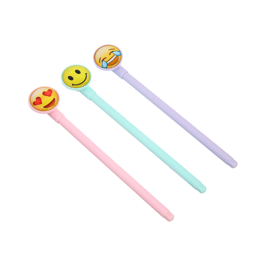 Ручка шариковая синяя "Смайл", 3 вида - #1