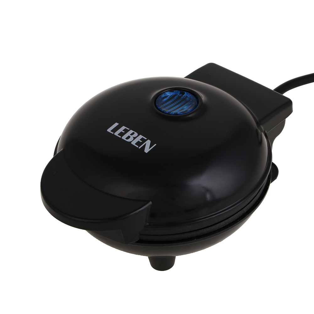 LEBEN Мини-вафельница, 550 Вт, пластик, нерж. сталь, антиприг.покрытие - #5