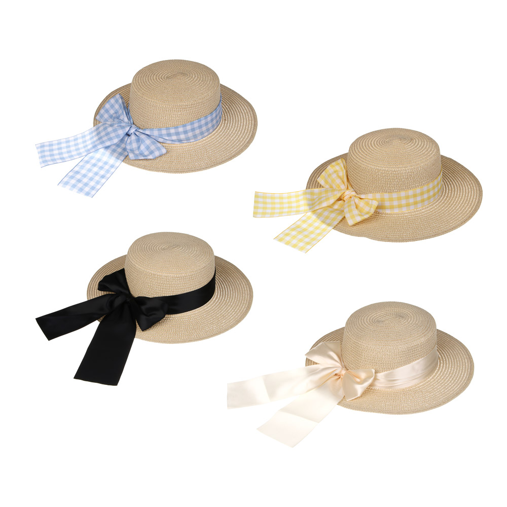 Шляпа женская с бантом, р. 58, 100% целлюлоза, тм GALANTE, разноцветная, #2 - #1