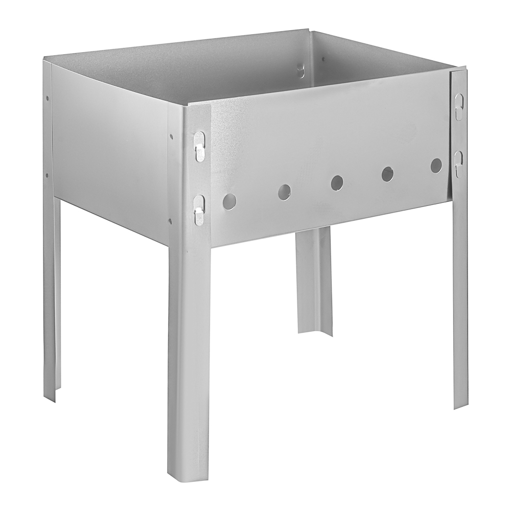 Мангал сборный "Эконом" тм GRILLBOOM, сталь 0,4мм, 35x25x35см - #1