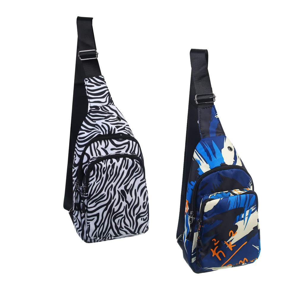 Сумка слинг молодежная тм ЮL Splash, полиэстер, 29х17х7см, 2 дизайна - #1