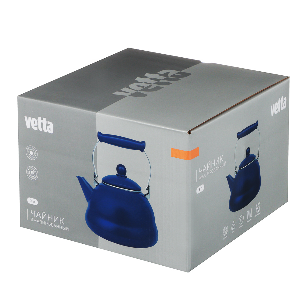 Чайник эмалированный VETTA Ноэми, 3л, индукция - #4
