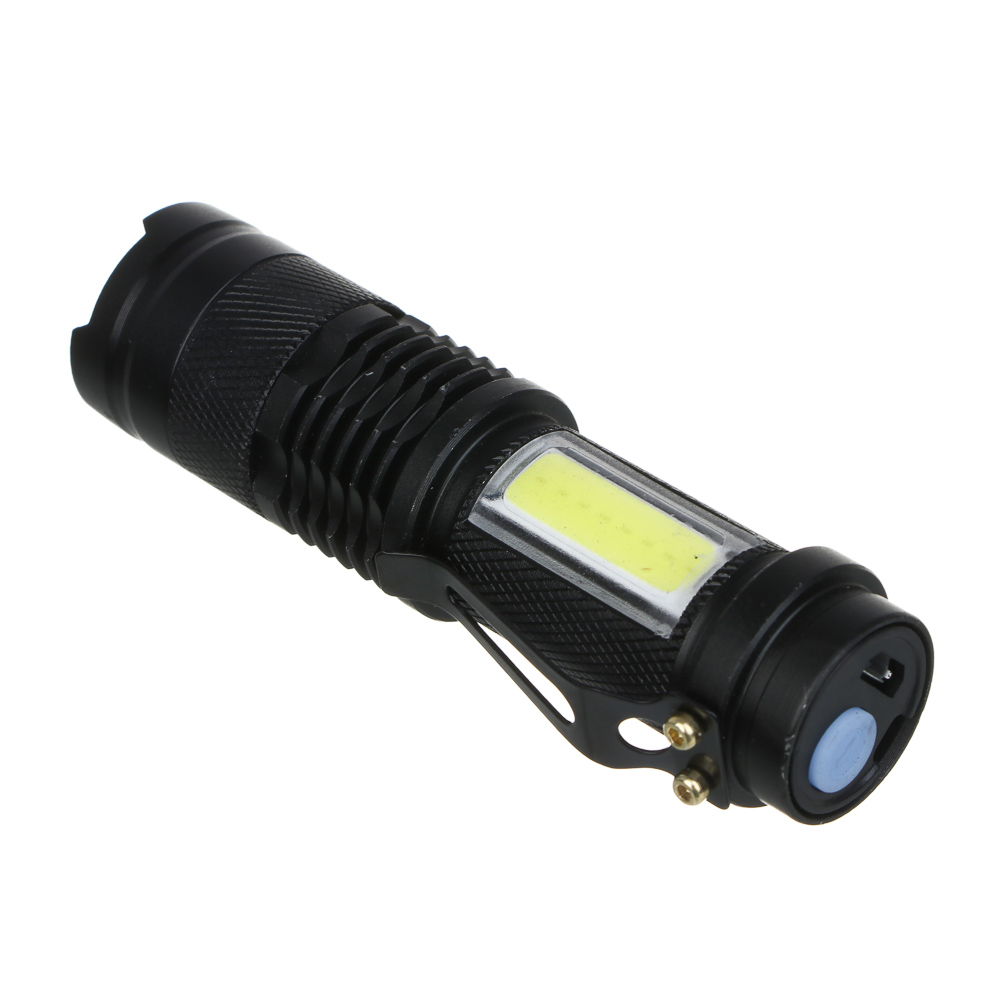 ЕРМАК Фонарь, ХРЕ LED, 3 режима, USB, алюминий, 94х25 мм, фокусировка - #5