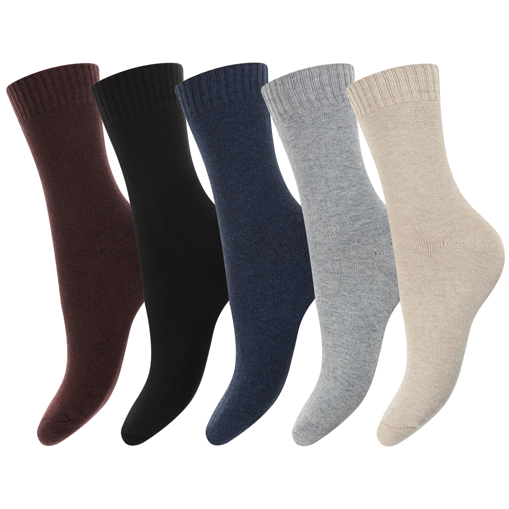 Носки женские махровые тм TURKAN, р.36-41, цвета в ас-те, #RY601P - #1