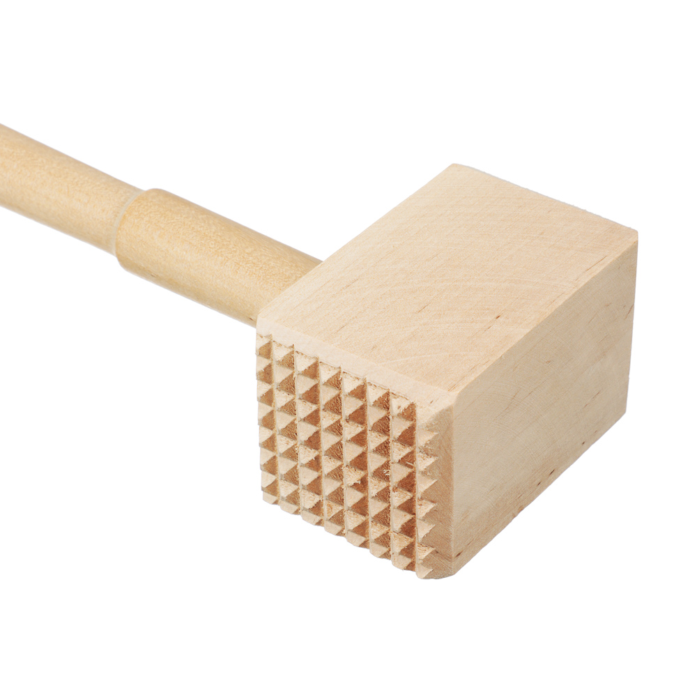 Молоток для мяса 30,8х7,2х5,1см, береза - #4