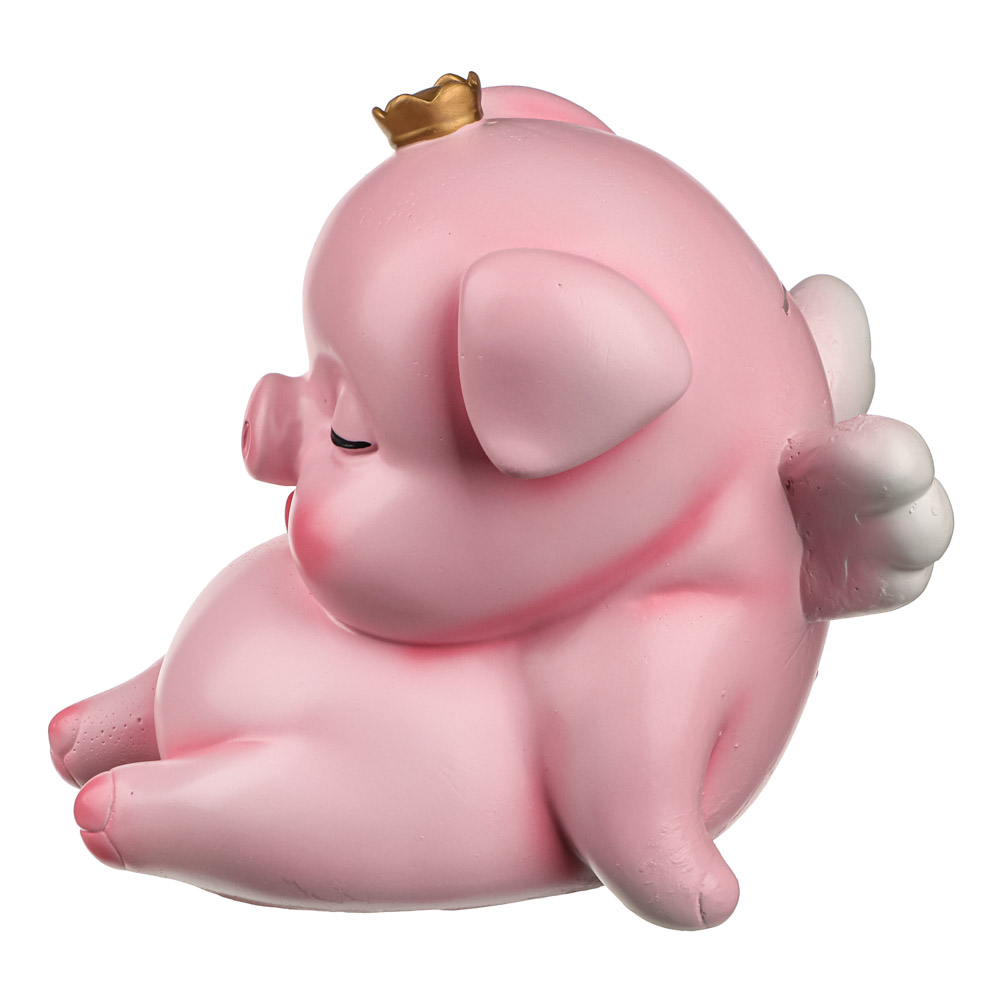 Копилка Свинка принцесса, 15x12x15 см, гипс - #5