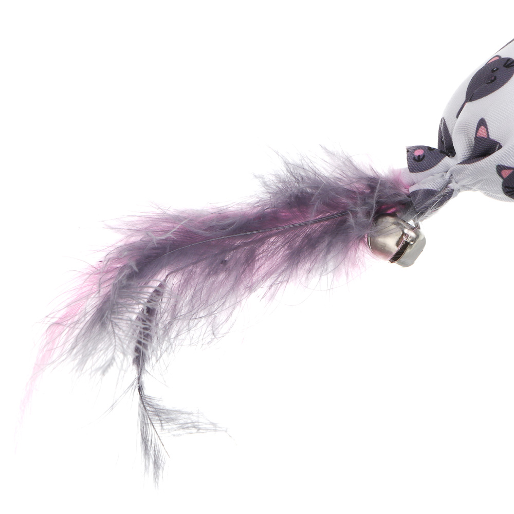 VETTA Игрушка для домашних животных, ПЭ, перья, 5,5х2,5 см - #5