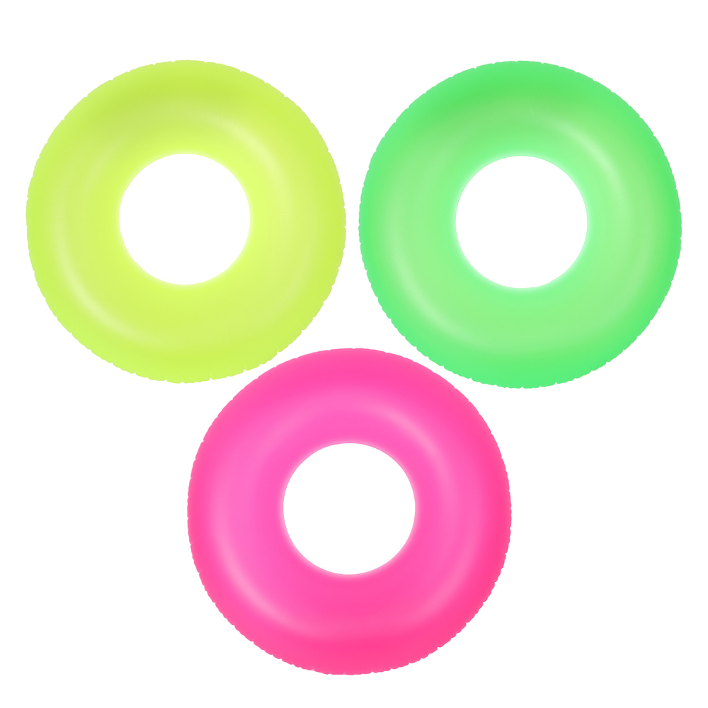 Круг надувной тм INTEX Неоновый холод 91см, от 9 лет, 3 цвета, 59262NP - #1