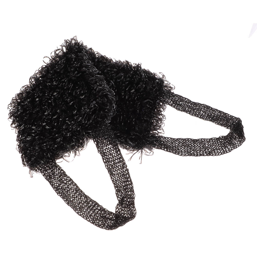 Мочалка банная с ручками массажная Люкс, ПП нить, 30x13x5см - #9