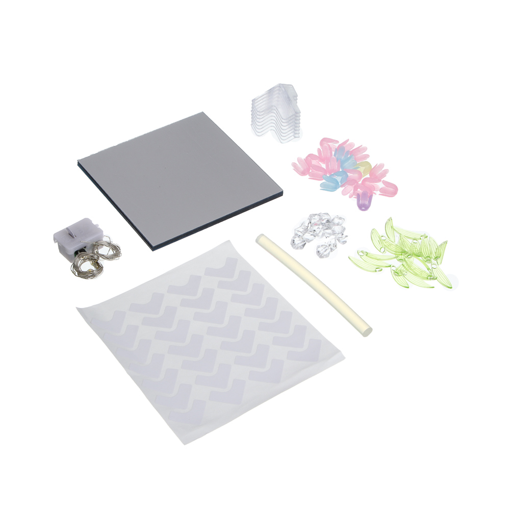 Ночник 3d с тюльпанами, 10х10см, пластик, 3хAG13, 3 вида - #5