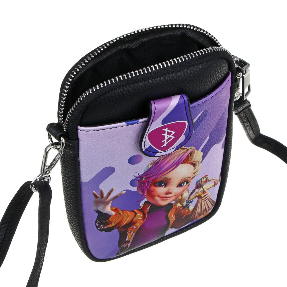 BY Русские Супергерои Сумка подростковая на длинном ремне, ПУ, 18х12х2,5см, 4 дизайна,РСГ25-04 - #4