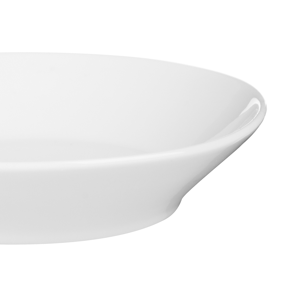 Блюдце глубокое 140 мм, фарфор - #2