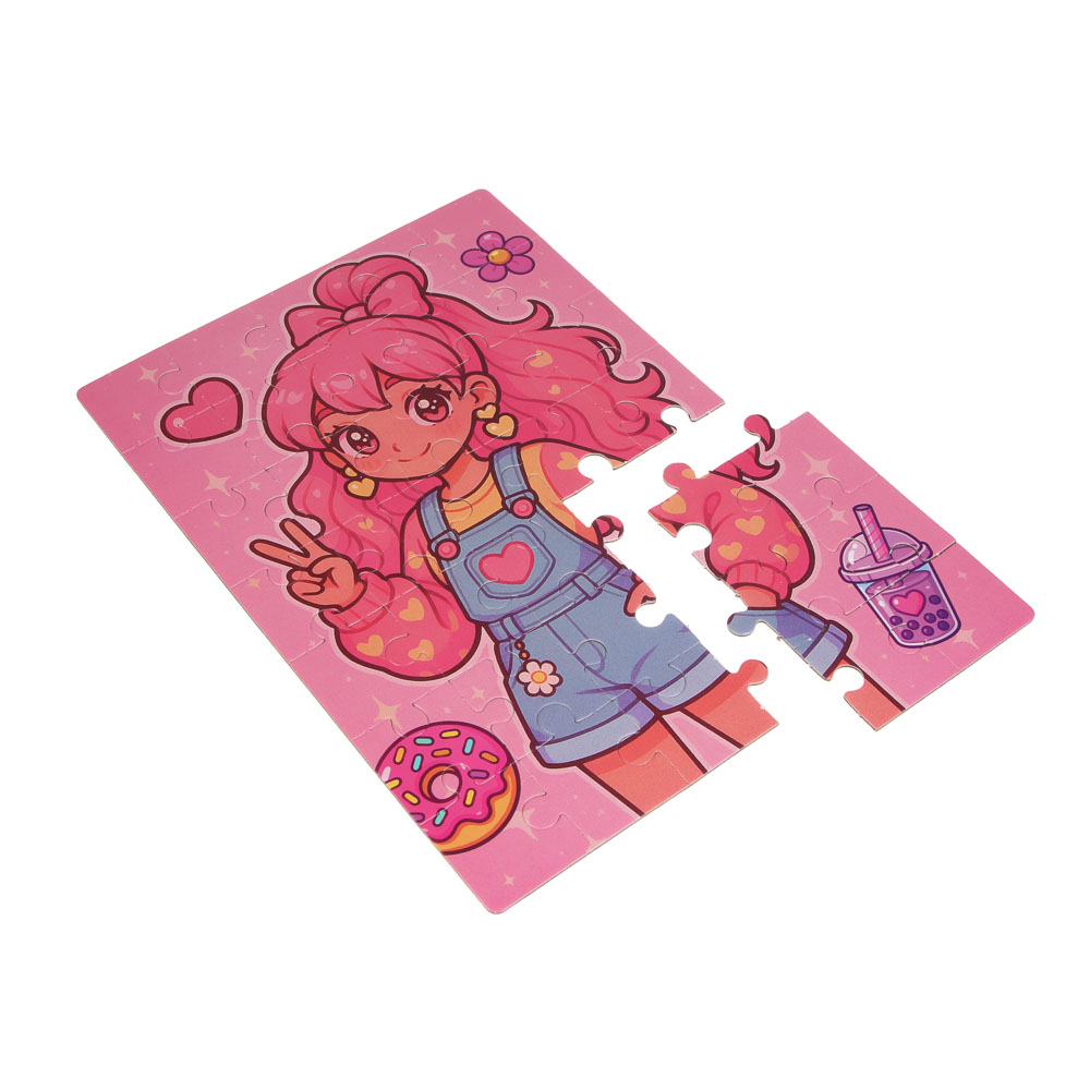 ХОББИХИТ Набор для творчества "Собирай и раскрашивай", картон, РР, 30х21см, 3 дизайна - #7