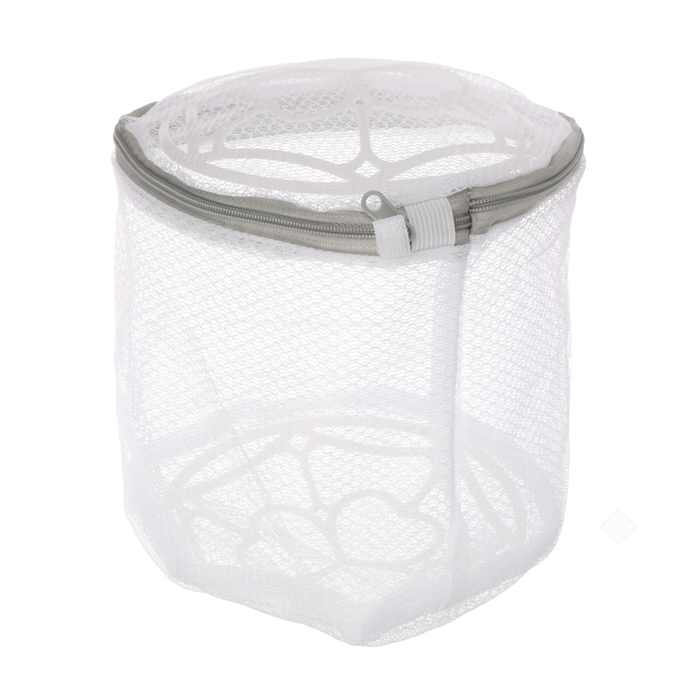 Мешок для стирки белья тм VETTA, цилиндр, на замке, пластик, полиэстер, d15х16h см - #4