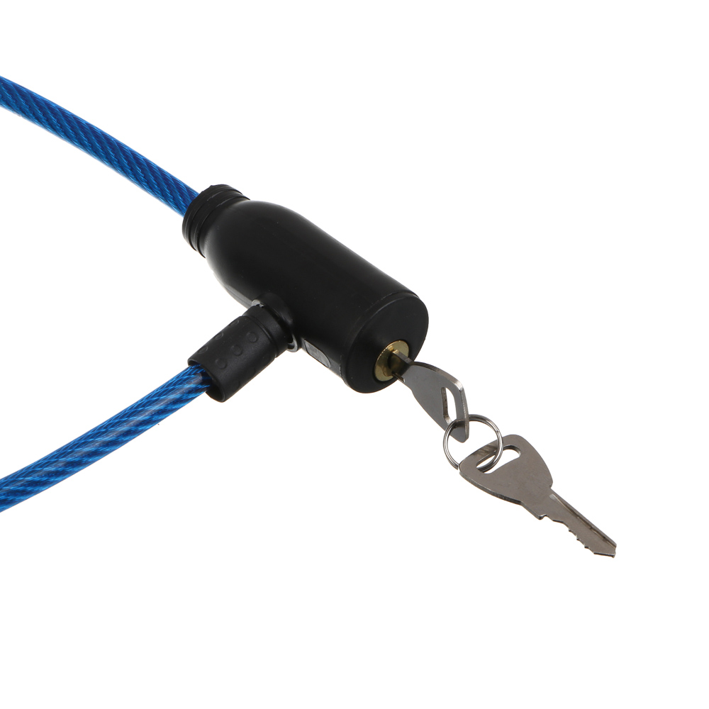 Замок велосипедный тм BY SPORT, противоугонный, тросовый, 600х7мм, металл, ПВХ, 3 цвета - #3