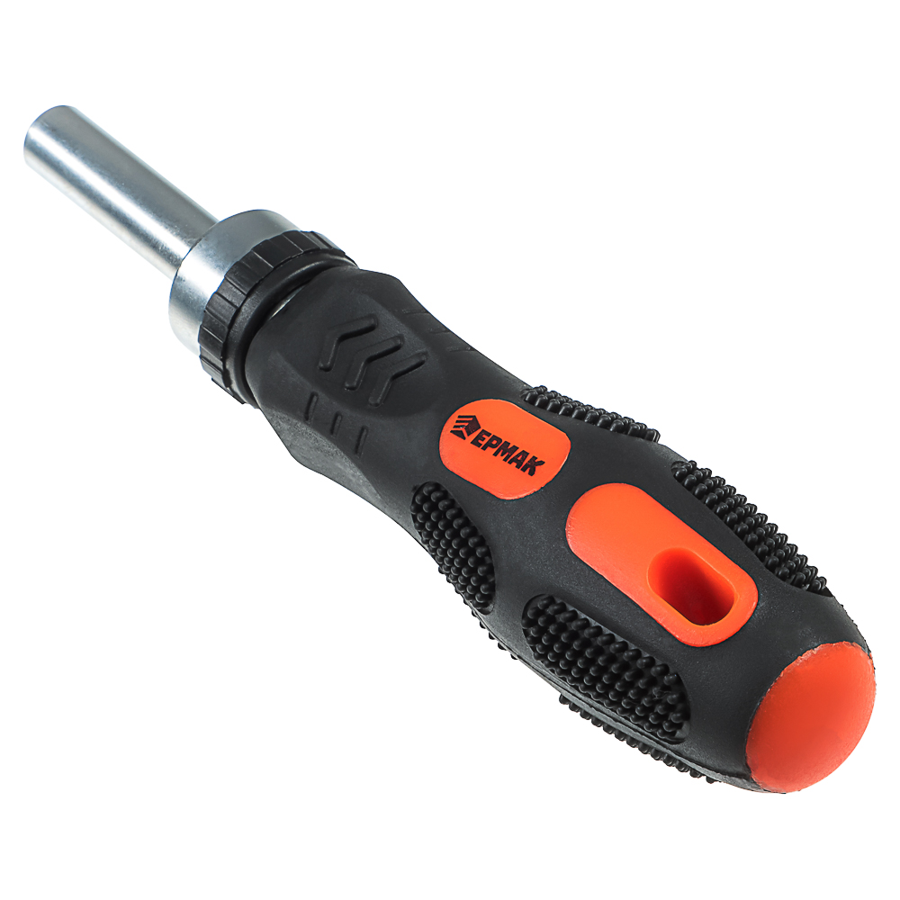 ЕРМАК Отвертка реверсив.,адаптер 1/4,биты:SL4,SL5.5,SL6.5,PH1,PH2,PZ1,PZ2,TORX10,TORX15,TORX20,сталь - #2