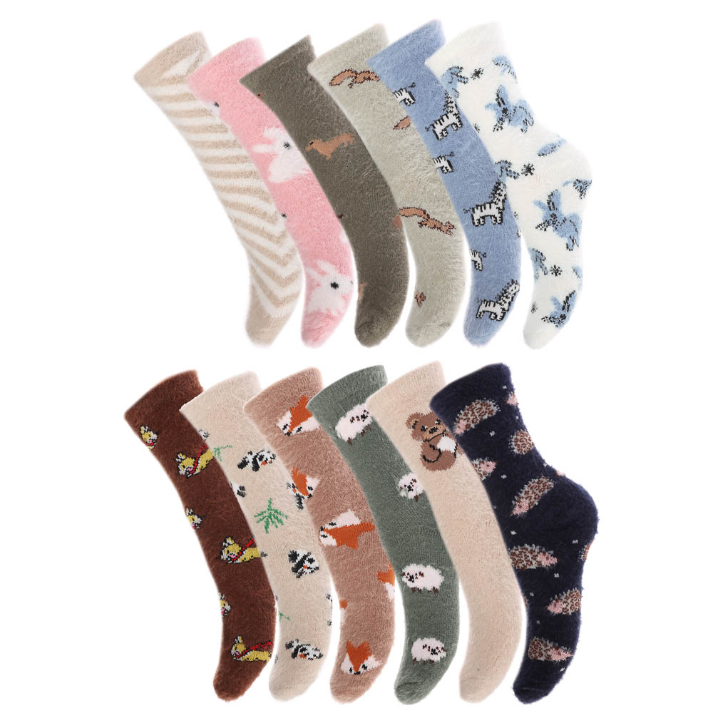 Носки женские классические с имитацией норки, тм RS, 96% п/э, 4% спандекс, р. 36-39, RSQ4 - #1