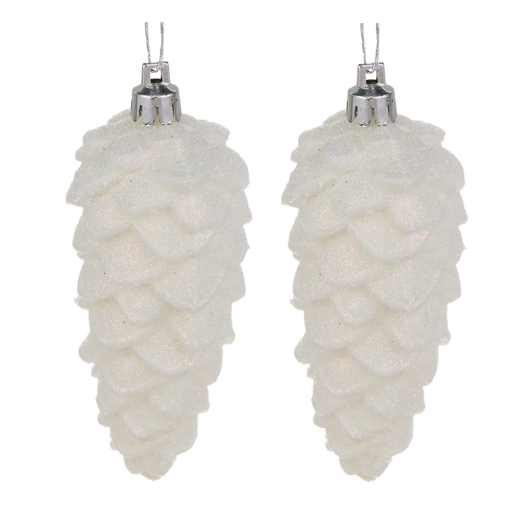 СНОУ БУМ Набор декоративных украшений "Шишки" 2шт, 4,5х12см, пластик - #1